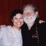 Carla Bozulich and Willie Nelson photographed by BJ Anthony